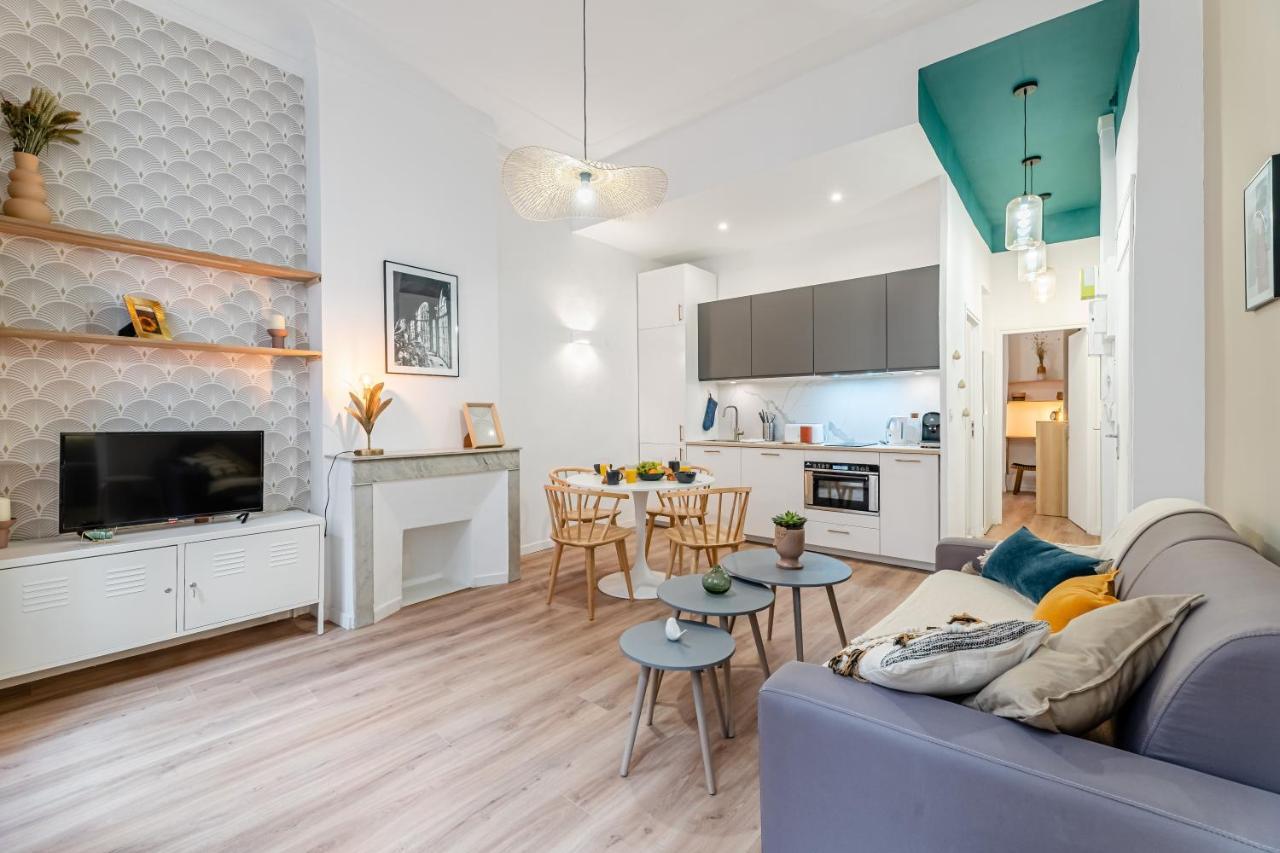 T3 Tout Confort, Moderne, En Centre Ville Marselha Exterior foto